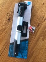 Velopumpe - Fahrradpumpe - Bikepumpe aus Alu (weiss)