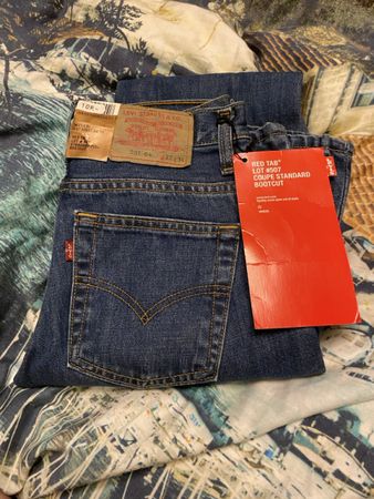 Levi's 507 Bootcut Jeans, neu mit Etikett, W27 L34 Top!