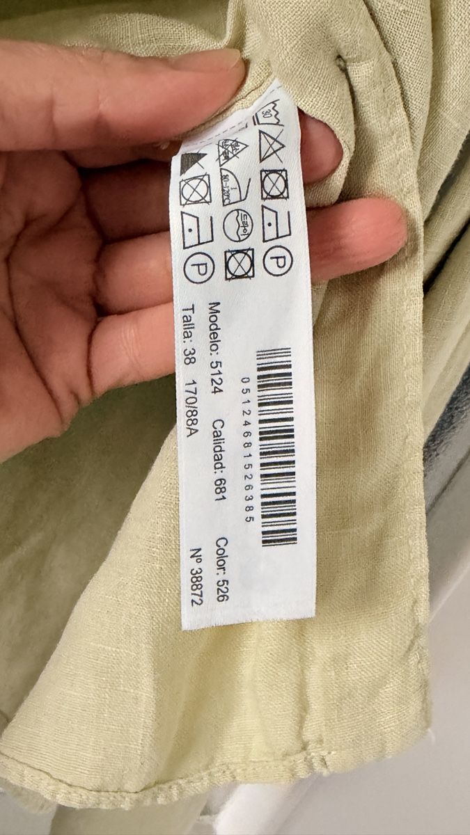 Massimo Dutti Blusen: Chemisier lin Massimo Dutti vert clair taille 38 – Gebraucht aus Bulle von LeMoleson 4