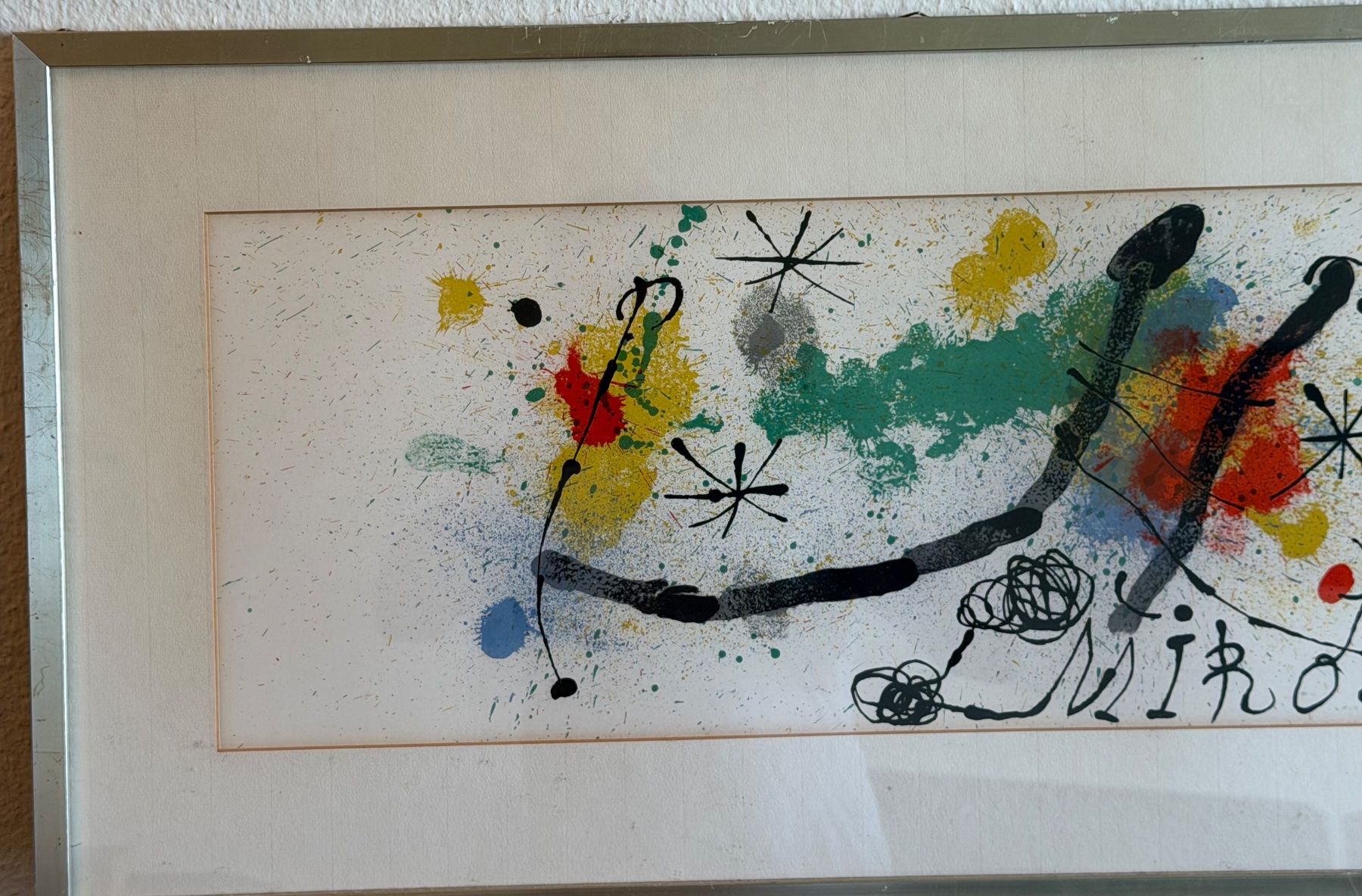 Dipinti: Miro Lithographie Original abstraktes Bild gerahmt – Usato da Basel venduto da PAUL_ART 1