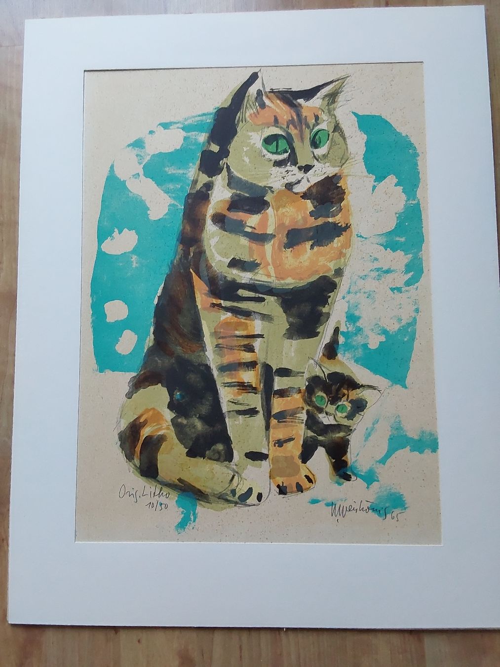 Grafica & Litografie: Werner Weiskönig Original Lithographien 2xzusammen. – Usato da Steinach venduto da Chilli1957 1