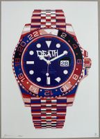 Death NYC: Rolex GMT Master, POP Art signiert 88/100