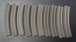 Märklin H0 C-Gleis 10x Art.24130 gebogen R1 = 360 mm / 30°