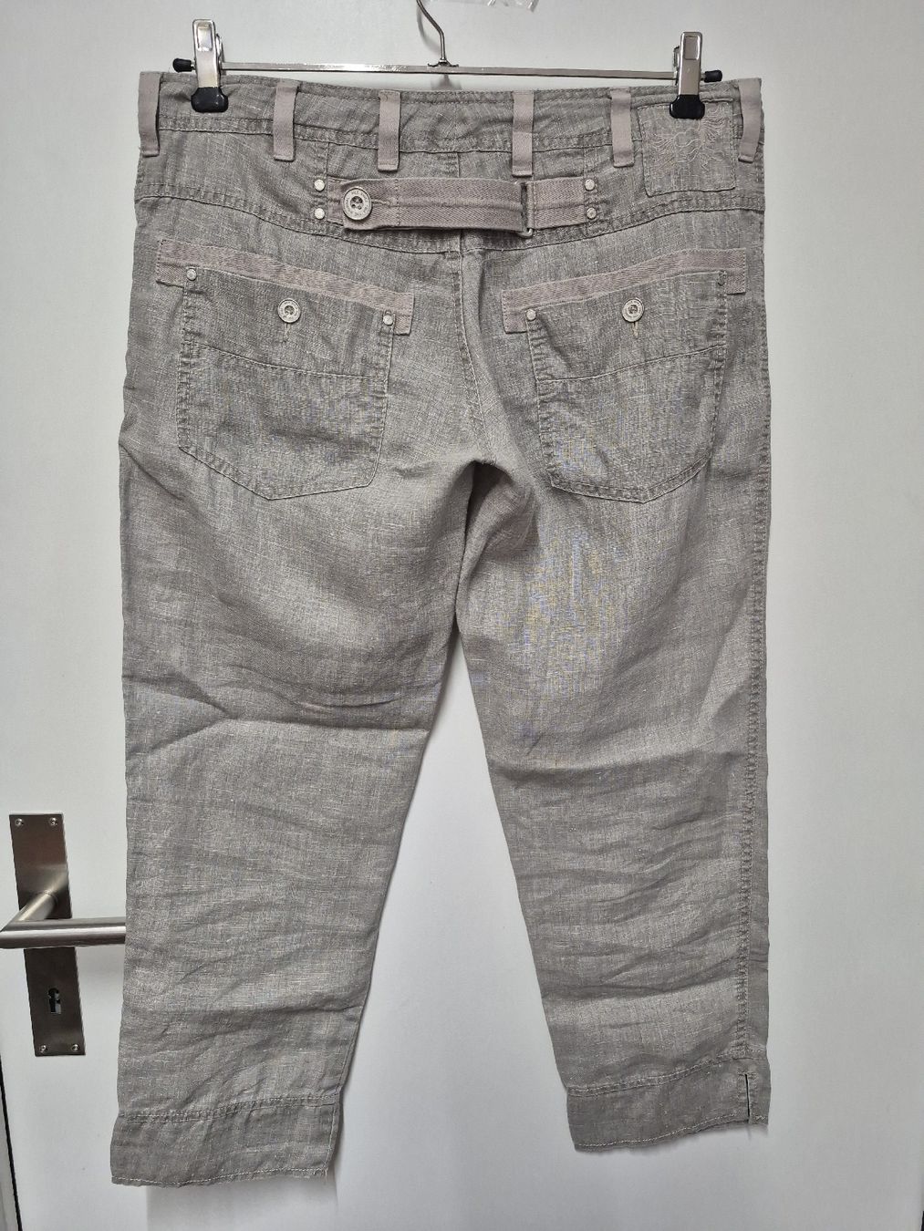 Nile Pantaloni: NILE Capri Hose Gr.S 100% Leinen – Usato da Merligen venduto da muss_haben 1