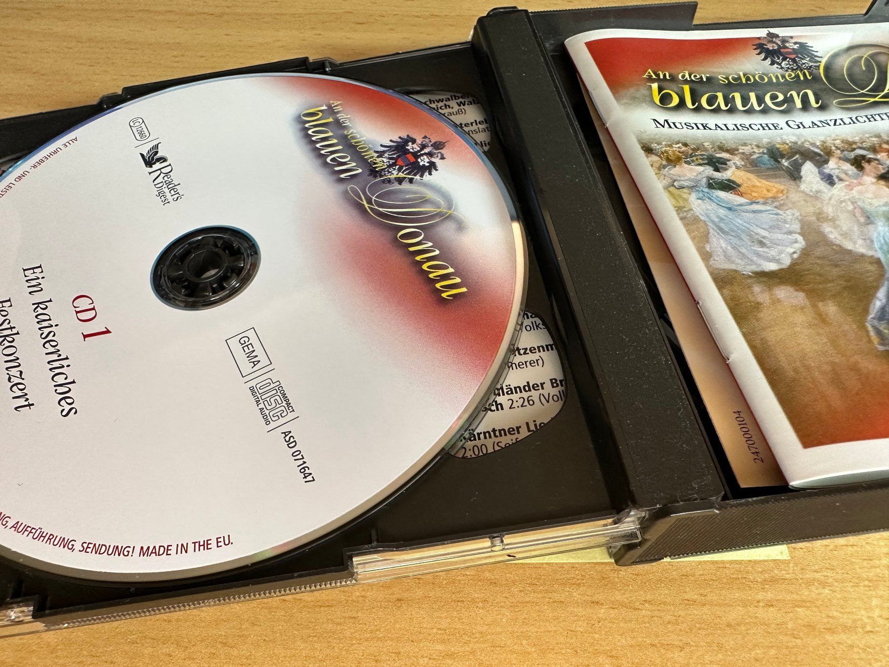 CD: Readers Digest Musik Reader's - An der schönen blauen Donau – Usato da Rikon im Tösstal venduto da Alpenmutz 2