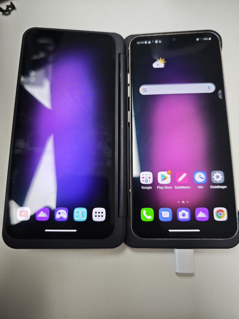 LG Handys / Smartphones: LG V60 Dual Screen  – Neu (gemäss Beschreibung) aus Embrach von cems01