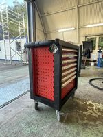 Werkzeugwagen – nur Gabel-Ringschlüssel-Set dabei