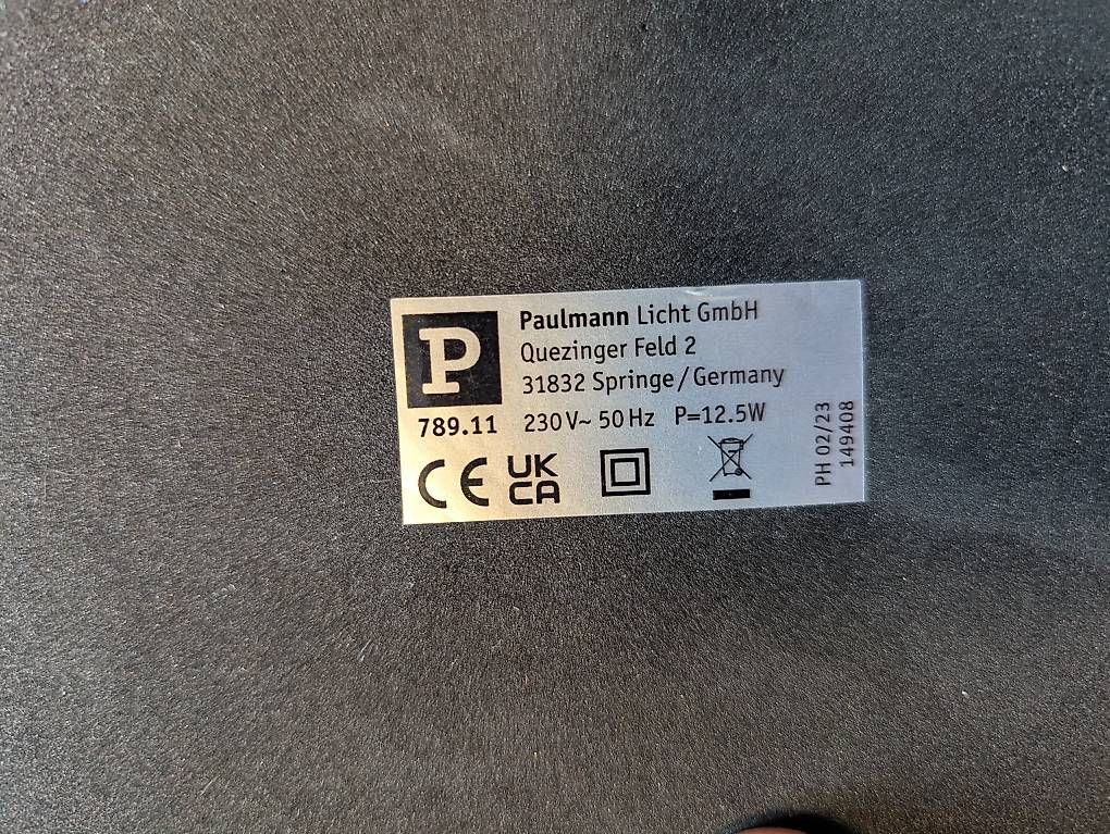 Lampade: Paulmann FlexBar 78911 LED Leuchte 12.5W – Usato da Zweisimmen venduto da SBXler
