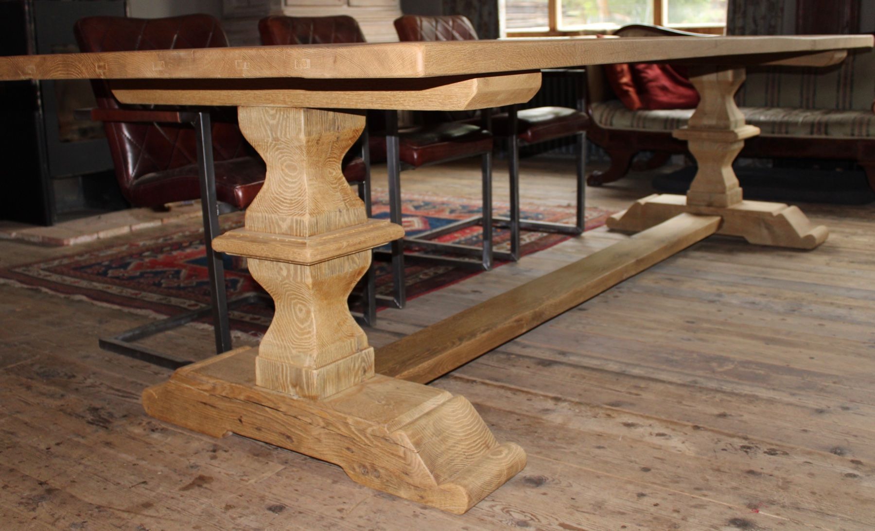 Tische: Esstisch Klostertisch Alte Eiche Altholz Tisch. – Neu (gemäss Beschreibung) aus Manschnow von Odertische 2