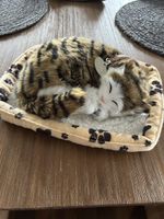 Schnuffiges Deko-Kätzchen, neuwertig im Körbchen🐈‍⬛