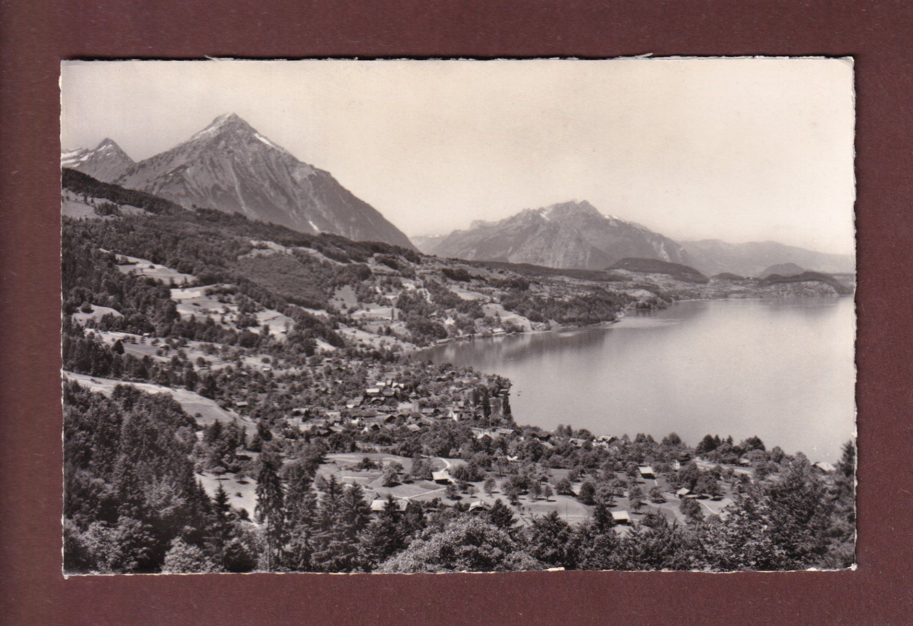 Ansichtskarten: LEISSIGEN - Niesen - 1954 – Gebraucht aus Pully von nicecards-shop