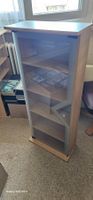 2 Glasvitrine Buche Nachbildung 5 Fachböden guter Zustand