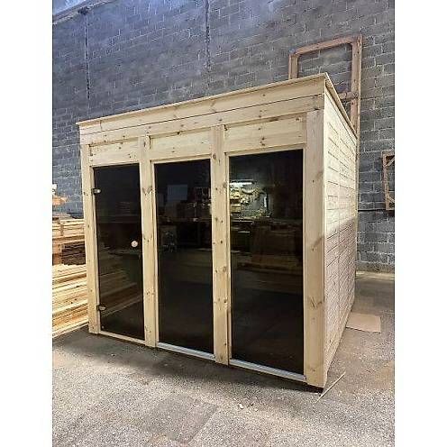 Sauna & Accessori: Eco Modern Sauna 2,4mx2,4 m / L005 – Usato da St. Gallen venduto da Spa_at_Home911 2