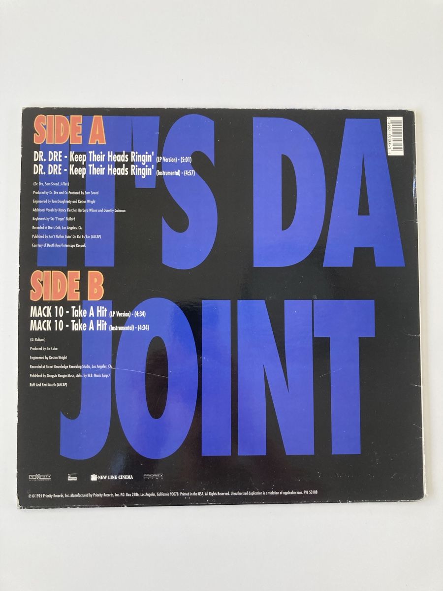 Dischi in vinile: Dr. Dre / Mack 10 - Friday / Keep Their Heads Ringin' Vinyl – Usato da Mörschwil venduto da Appenzell2 1