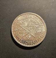 Silbermünze Marokko 500 Francs - unz.