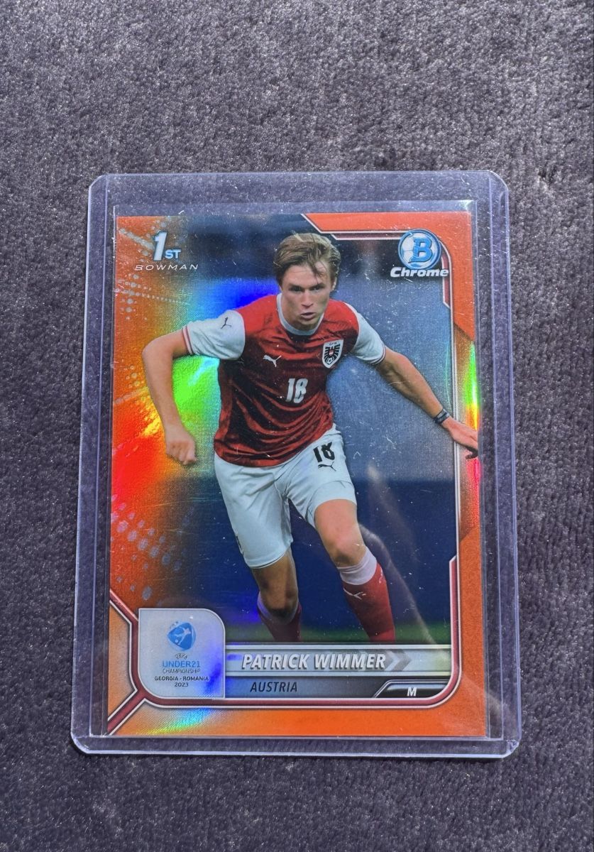 Topps Sammelbilder & Trading cards:  Patrick Wimmer Topps Bowman Orange 03/25 – Gebraucht aus Gattikon von Fandiboy