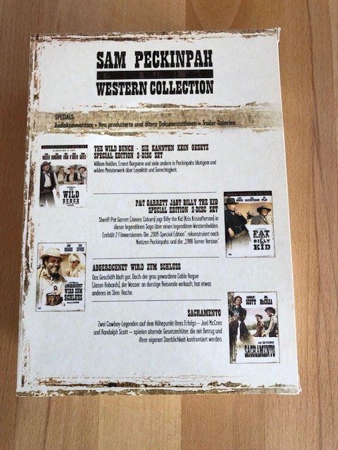 Tutti i DVDs: Sam Peckinpah Western Collection – Usato da Bubikon venduto da cinerama01 1