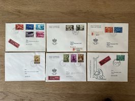 Liechtenstein - 1959-1964 FDC Landschaftsbilder KW 425.-