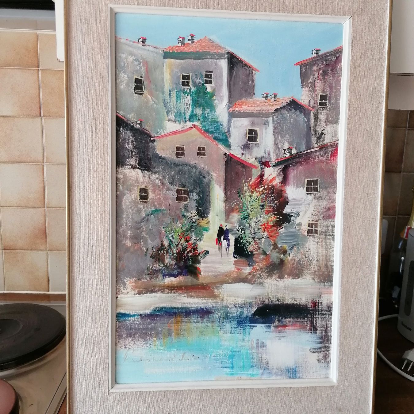 Gemälde: Paesaggio. Olio su cartone – Gebraucht aus Mendrisio von Accamuta