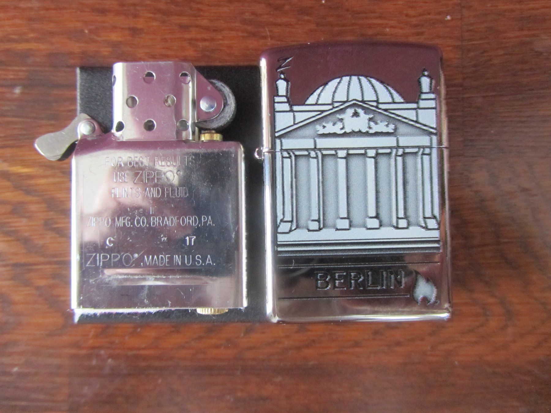 Zippo Accendini: Zippo Berlin NEUF – Nuovo e nell'imballaggio originale da Pampigny venduto da Calypso06 2