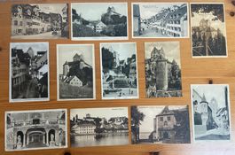MEERSBURG, 12 ALTE AK, *, MEIST SEHR SAUBER