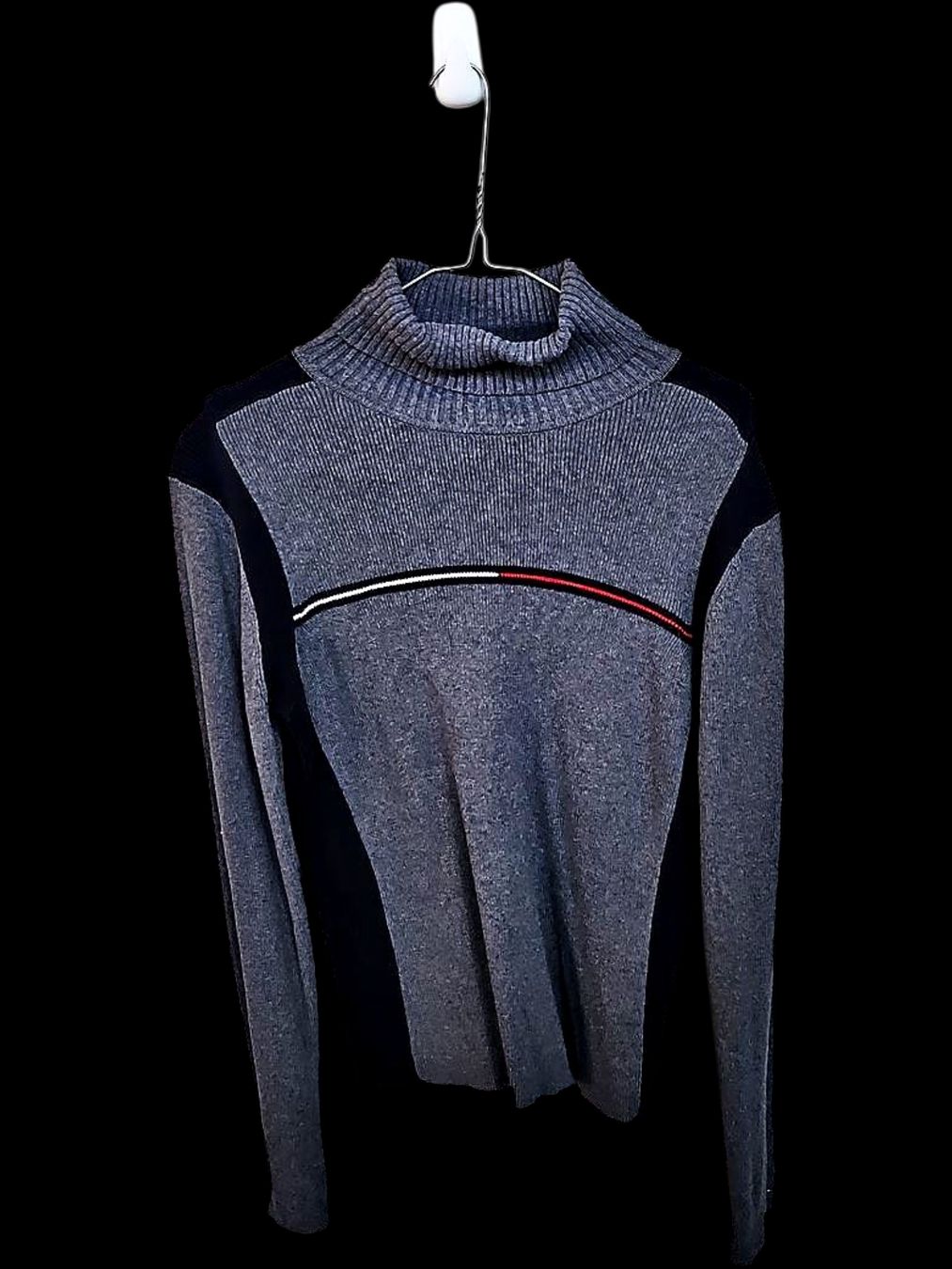 Tommy Hilfiger Maglioni & Felpe: Tommy Hilfiger Grauer Rollkragenpullover – Größe L – Usato da Zug venduto da vinokilo 1