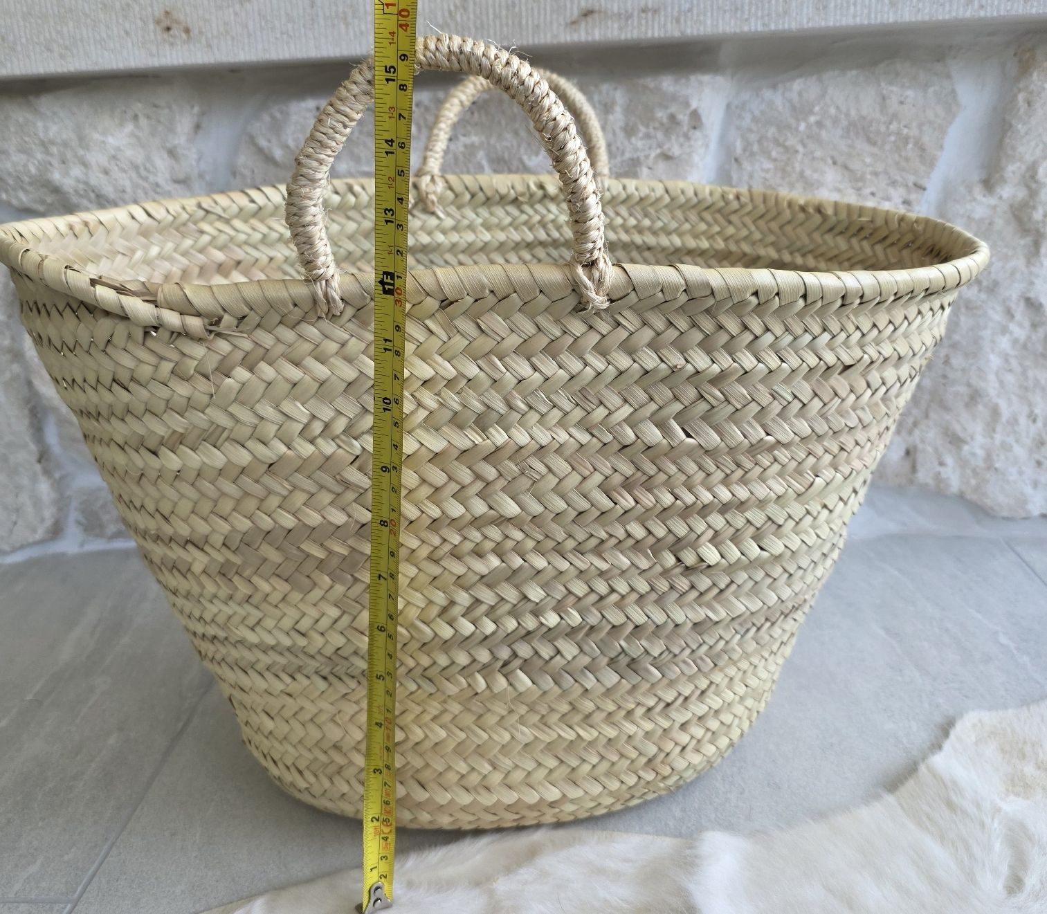 Borse da donna: Korb Tasche Stroh gross mit Henkeln Neu – Nuovo (secondo la descrizione) da Rheinsulz venduto da Gilea 3