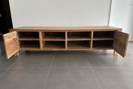 Jan Kurtz Teak-Sideboard mit passender Hocker  – 200cm