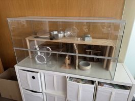 Nagarium Glasgehege für Kleintiere mit Zubehör gebraucht