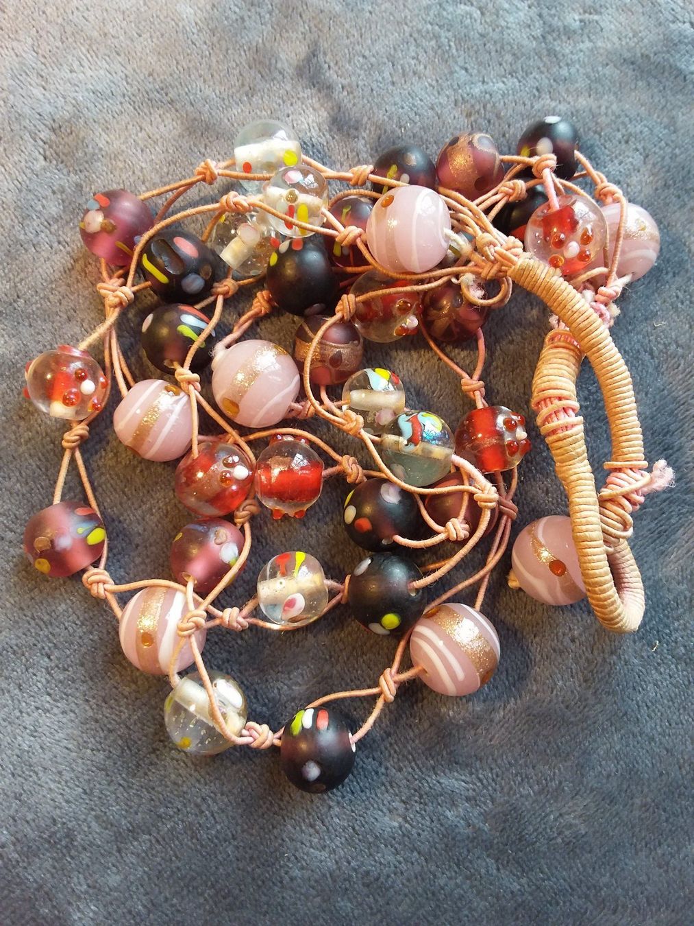 Murano Catenine: Halskette mit handmade wertvollen Glasperlen Murano – Usato da Zürich venduto da SciTec 5