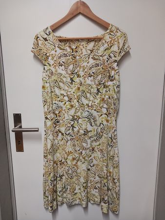 TOM TAILOR Kleid Gr. 36 Viskose, Paisley-Muster