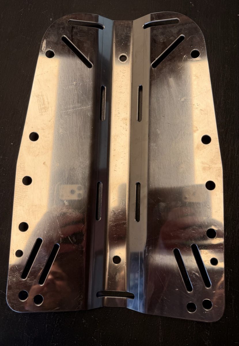 Bombole da sub: Tauch-Backplate Edelstahl poliert  – Usato da Rorbas venduto da sgr_2tqv