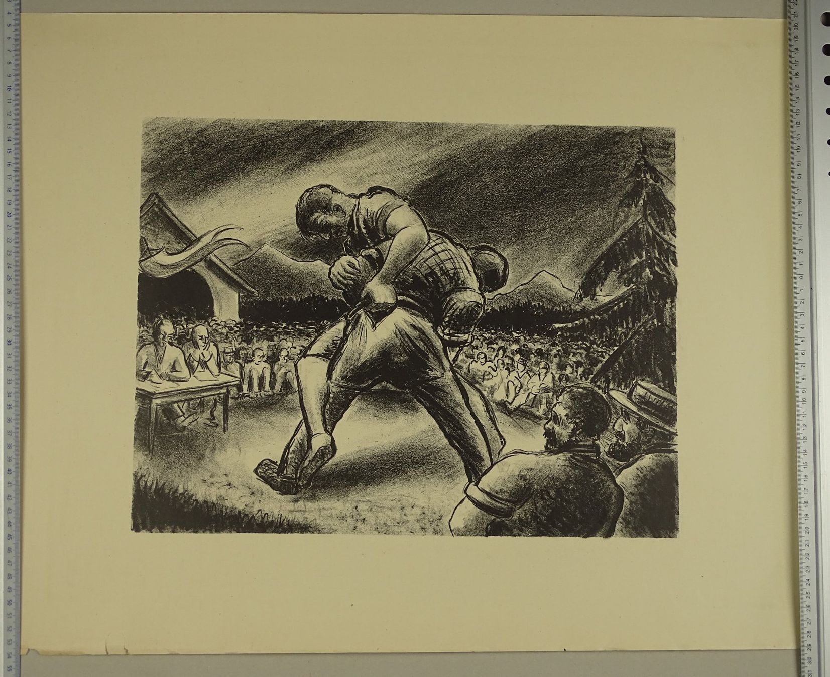 Grafica & Litografie: SCHWINGEN, SCHWINGER, SCHWINGFEST, LITHOGRAPHIE – Usato da Grüningen venduto da Kartensammler 1