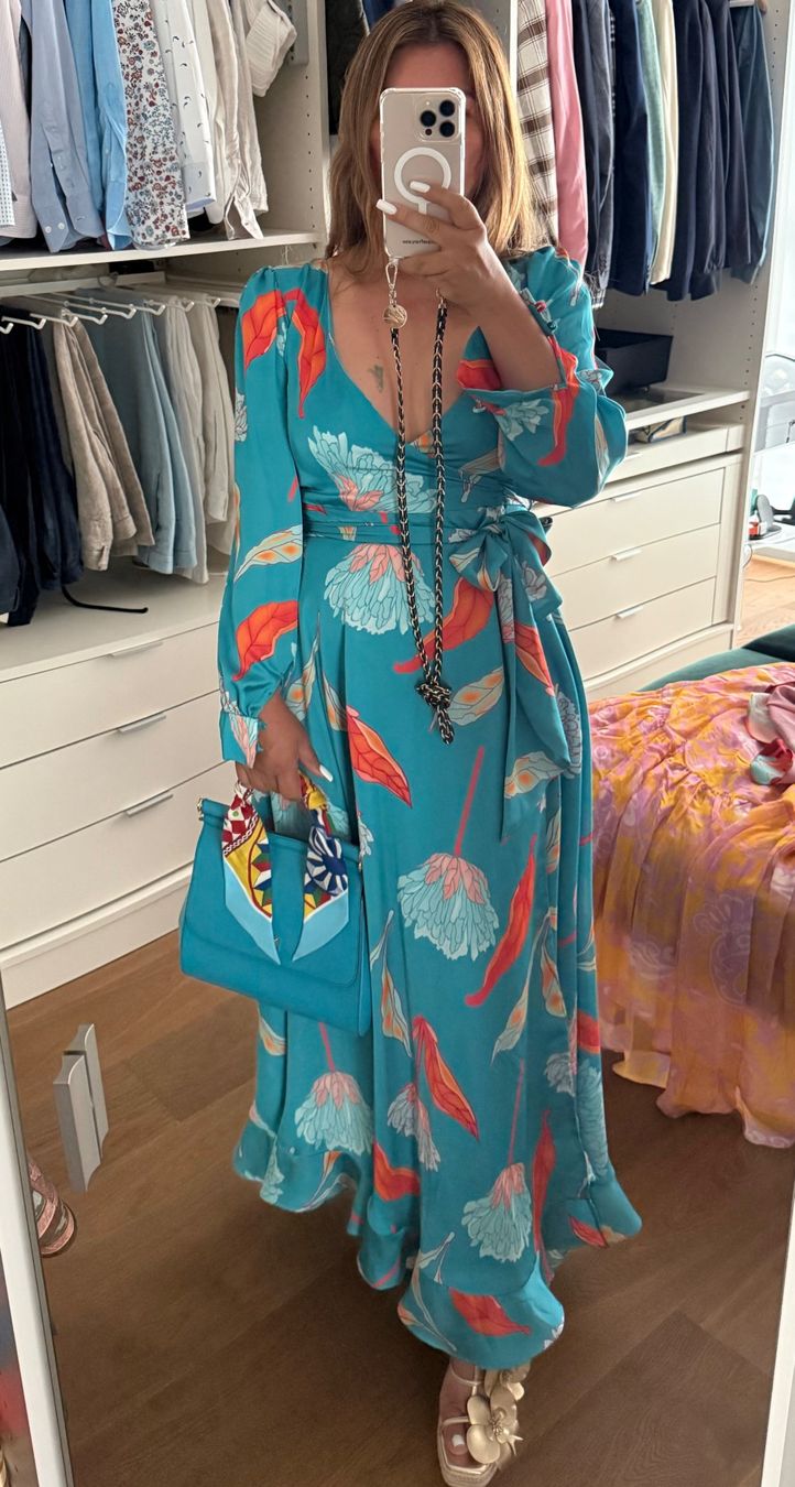 Vestiti: Wunderschönes Maxikleid mit Blumenmuster, Grösse 38/M – Nuovo (secondo la descrizione) da Stettlen venduto da Beauty-19