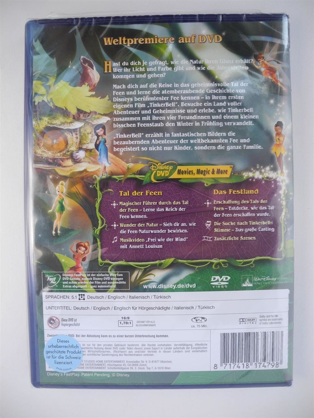 Tous les DVDs: Disney Tinker Bell, Nr. 462 – Neuf avec emballage d'origine à Kottwil par Crazyrolf 1
