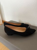 Pumps Peter Kaiser schwarz Grösse 40 Leder Schleife elegant