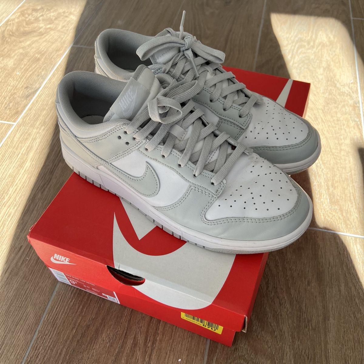 Sneaker Nike Dunk Low Grey Fog Taille 43 (Neuf (Voir description