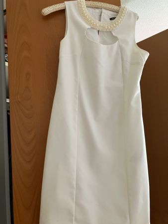 Festlichces Cocktailkleid Orsay perlenbestickt Gr  S/M