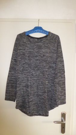 Long Pullover Gr M SMOG mit Reissverschluss auf den Seiten