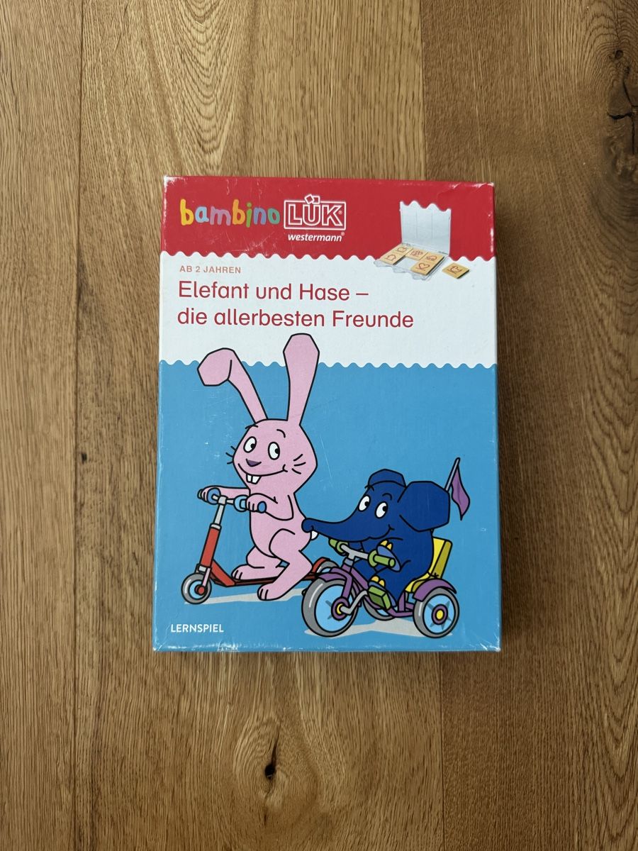 Giochi: BambinoLÜK-Set Elefant und Hase – Usato da Interlaken venduto da fbnscl