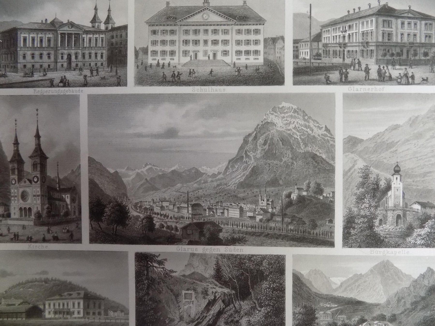 Gravures: Glarus Souvenirblatt – D'occasion à Risch par Rischli15 1