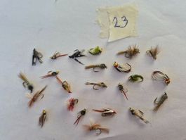 23  Verschiedene Fliege  Nassfliegen und Trockenfliegen