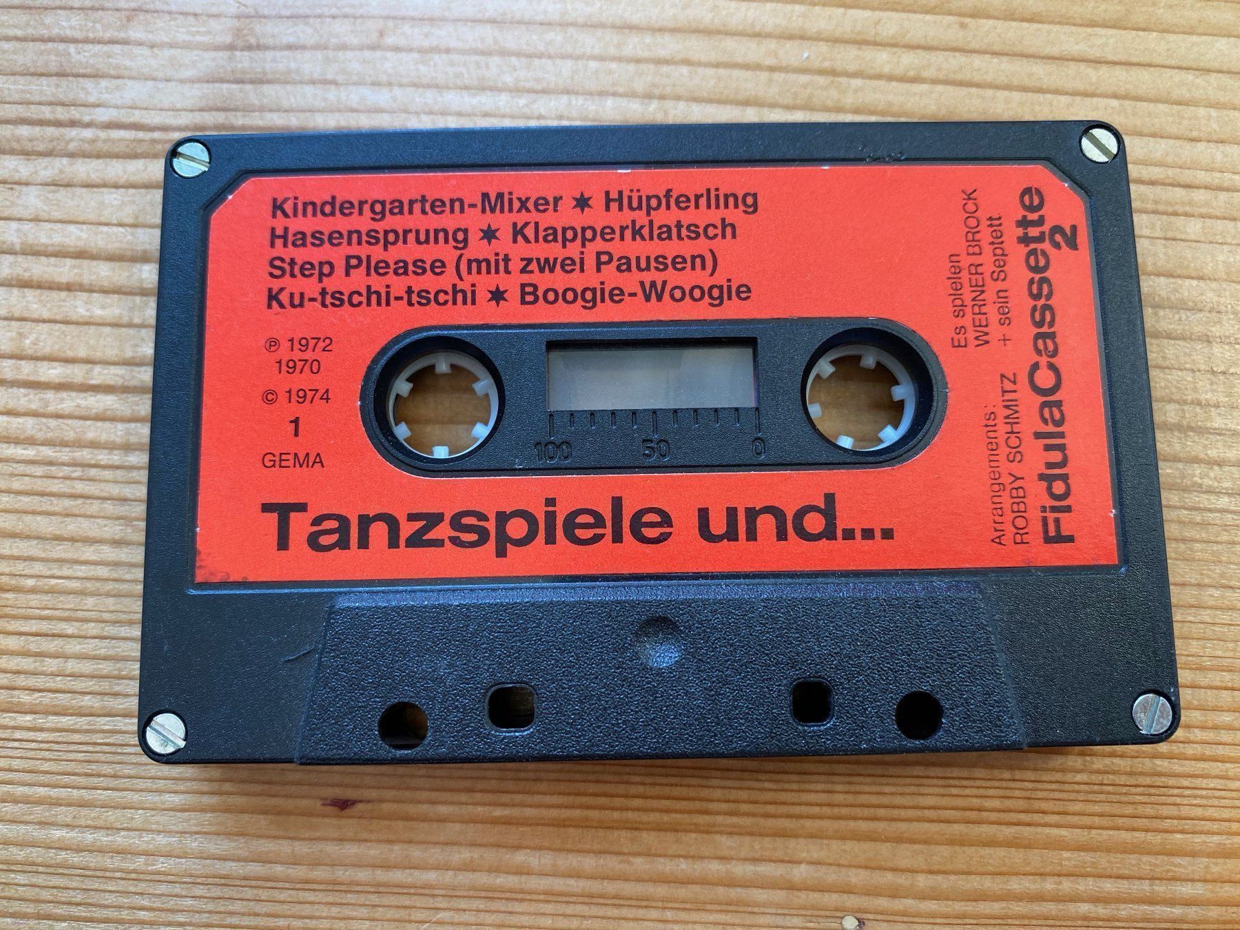 Musicassette: Fidula Cassette 2 - Tanzspiele – Usato da St.Gallen venduto da kingsamas 4