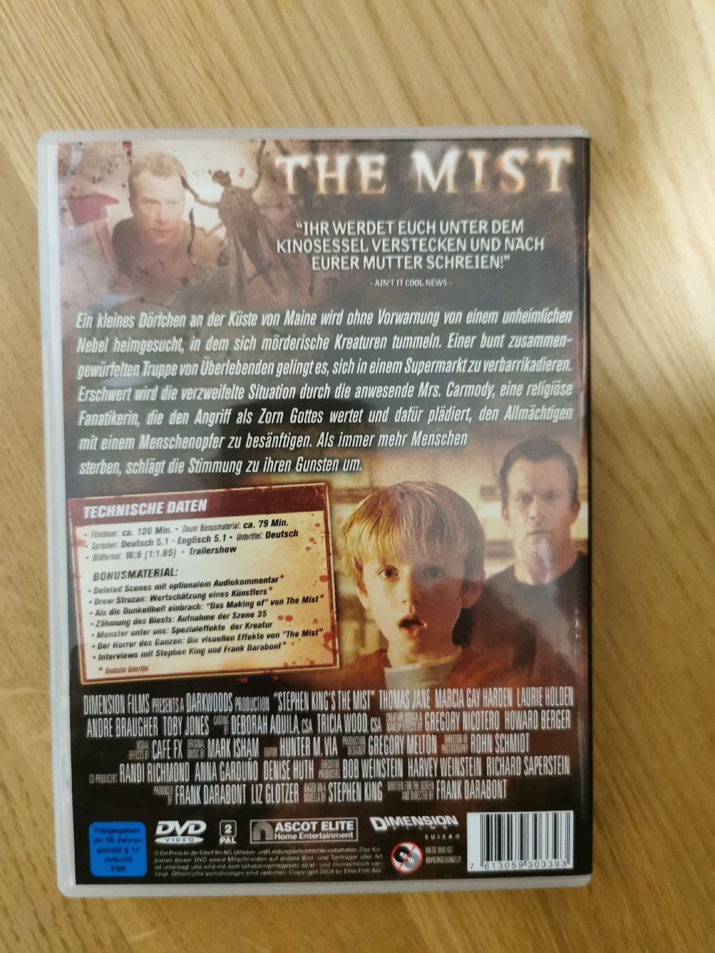 Alle DVDs: Stephen King's The Mist - DVD – Gebraucht aus Arnegg von michik999 2