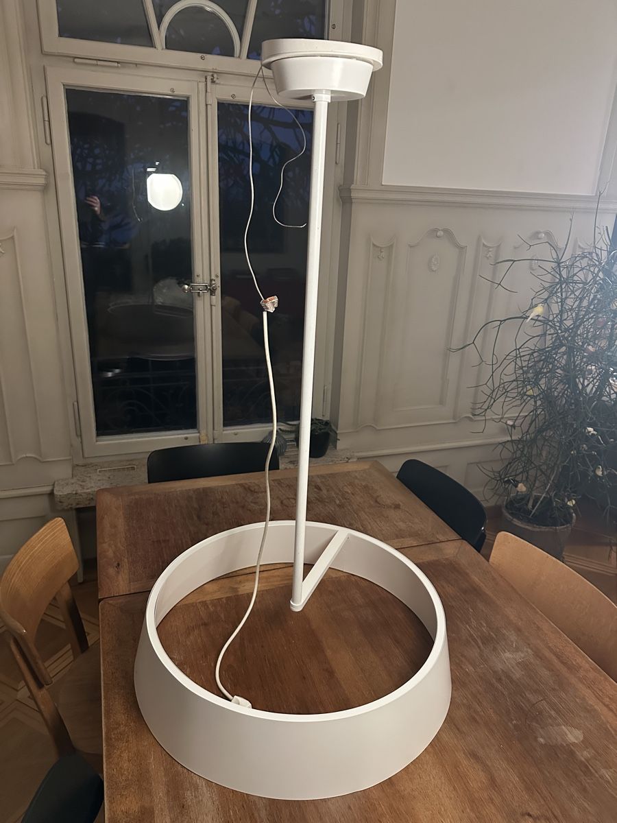 Lustres & lampes de plafonds: Deckenlampe Ring Weiss – D'occasion à Hilterfingen par Till.Eulenspiegel 5
