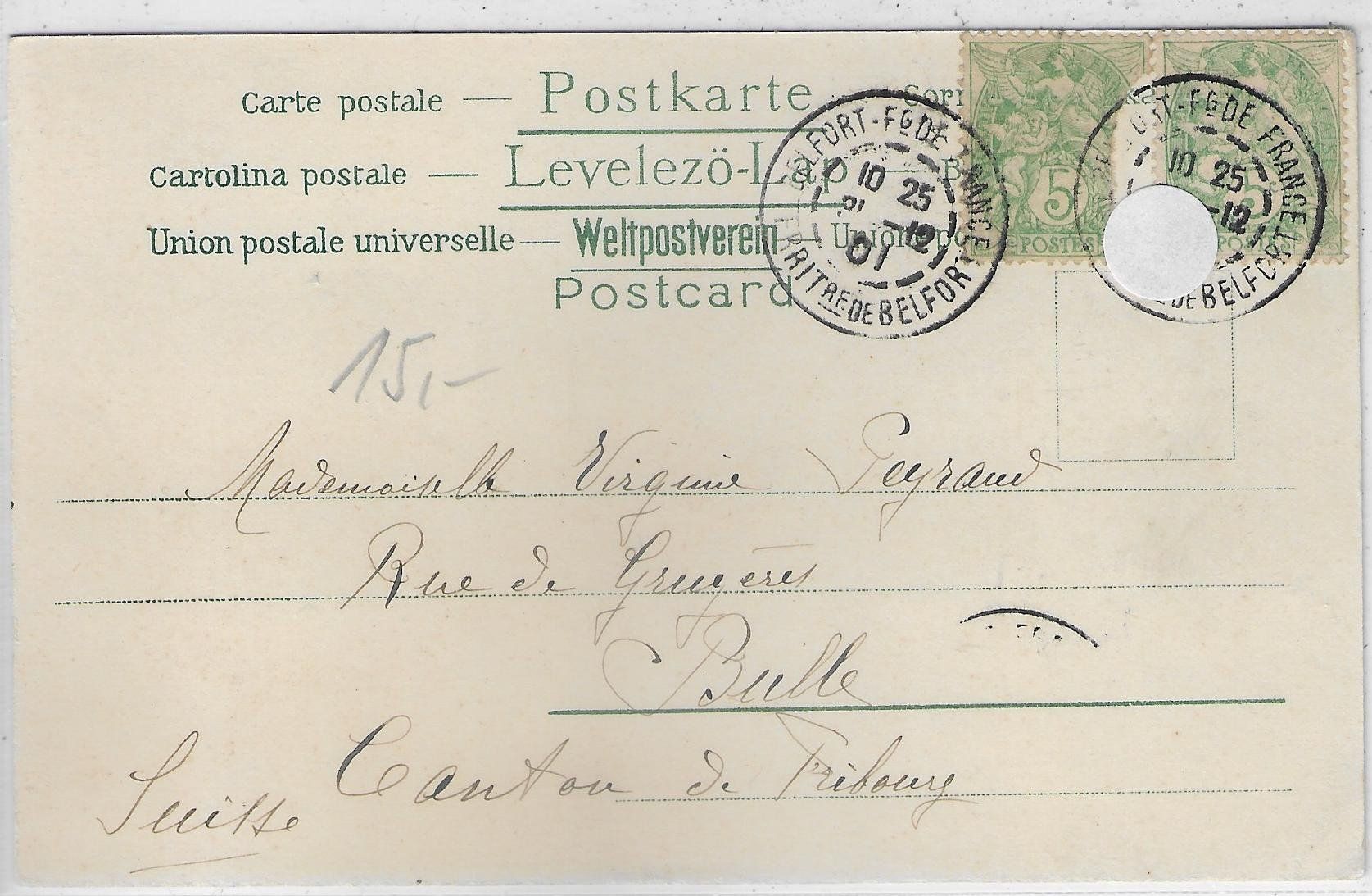 Cartoline postali: Kleines Mädchen - Litho – Usato da Ettingen venduto da Kartenplanet 1