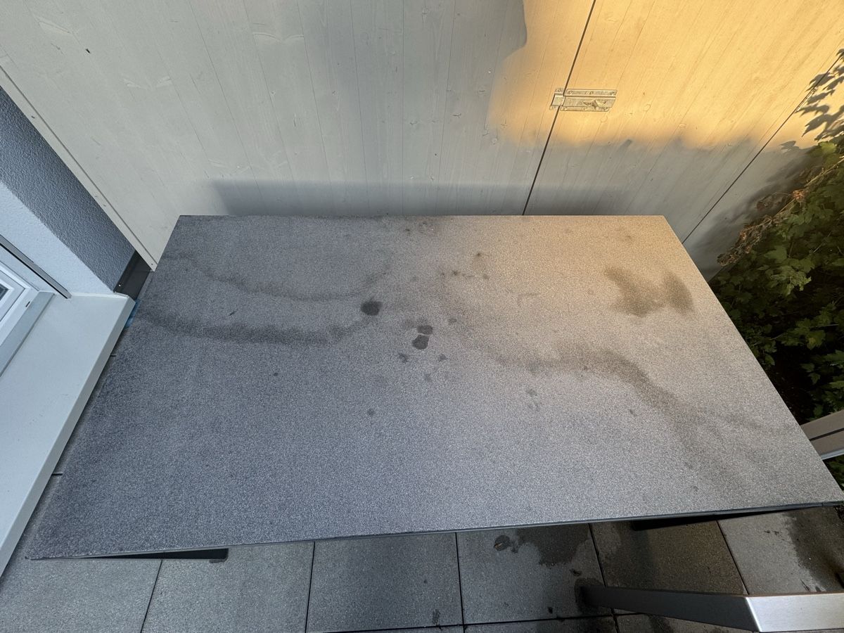 Tables: Gartentisch mit Steinplatte 160x90cm – D'occasion à Uster par Faby1987 2
