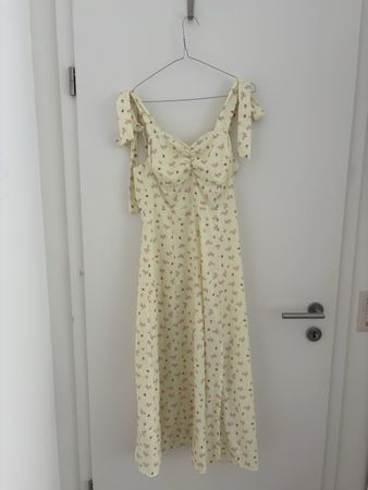 Robe d’été jaune à fleur taille M