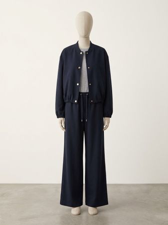Zara Two-Piece Set Navy Blue Size M Good Condition