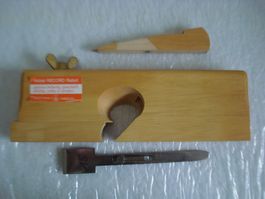 Holz Falzhobel Record ungebraucht, Schweizer Qualität!